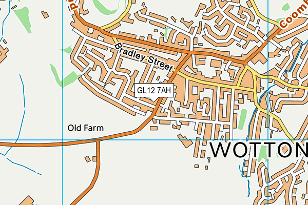 GL12 7AH map - OS VectorMap District (Ordnance Survey)