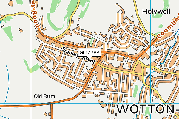 Map of OLD COURT HOUSE (WOTTON-UNDER-EDGE) LIMITED(THE) at district scale
