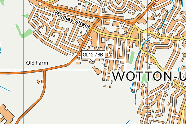 Wotton Pool map (GL12 7BB) - OS VectorMap District (Ordnance Survey)