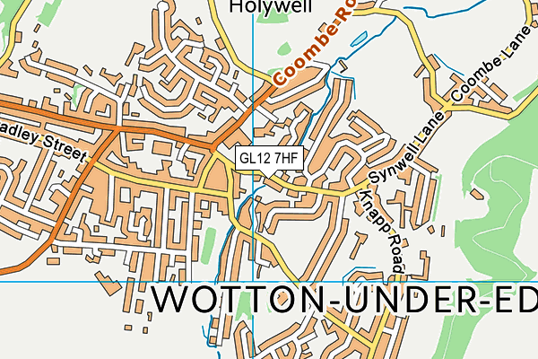 GL12 7HF map - OS VectorMap District (Ordnance Survey)