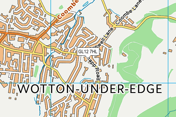 GL12 7HL map - OS VectorMap District (Ordnance Survey)