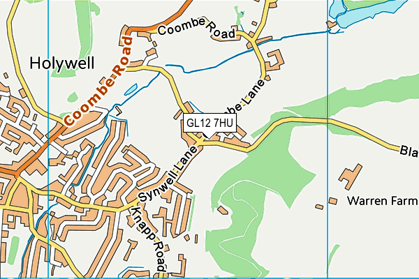 GL12 7HU map - OS VectorMap District (Ordnance Survey)