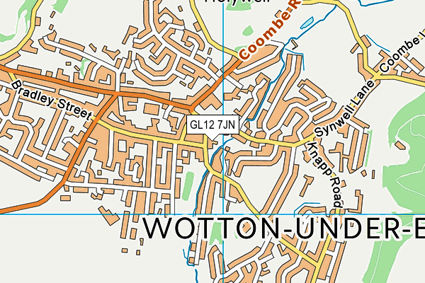 GL12 7JN map - OS VectorMap District (Ordnance Survey)