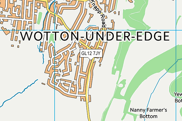 GL12 7JY map - OS VectorMap District (Ordnance Survey)