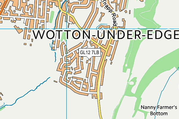 GL12 7LB map - OS VectorMap District (Ordnance Survey)