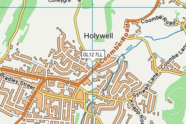 GL12 7LL map - OS VectorMap District (Ordnance Survey)