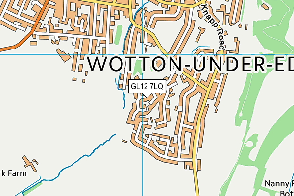 GL12 7LQ map - OS VectorMap District (Ordnance Survey)