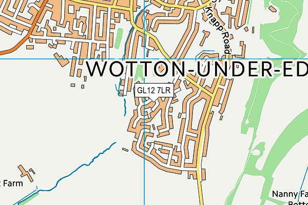 GL12 7LR map - OS VectorMap District (Ordnance Survey)