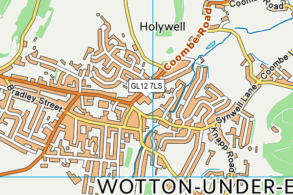 GL12 7LS map - OS VectorMap District (Ordnance Survey)