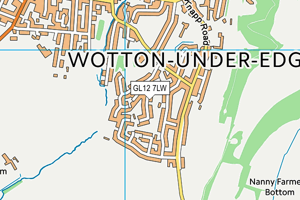 GL12 7LW map - OS VectorMap District (Ordnance Survey)