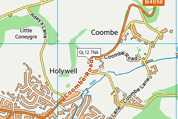 GL12 7NA map - OS VectorMap District (Ordnance Survey)