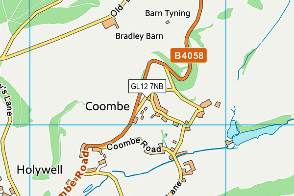 GL12 7NB map - OS VectorMap District (Ordnance Survey)