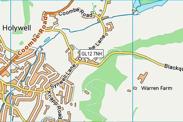 GL12 7NH map - OS VectorMap District (Ordnance Survey)