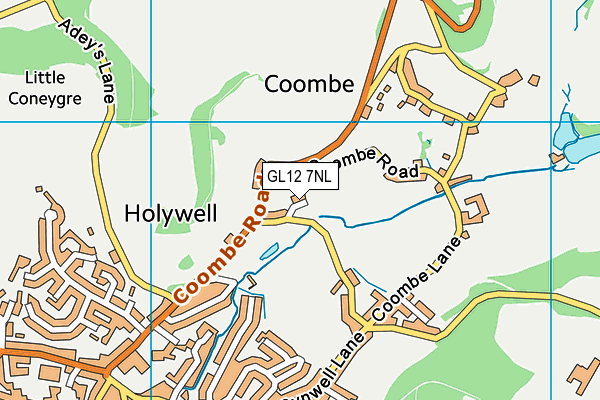 GL12 7NL map - OS VectorMap District (Ordnance Survey)