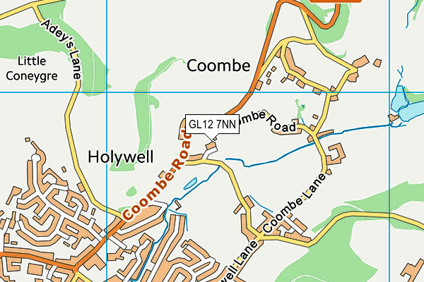 GL12 7NN map - OS VectorMap District (Ordnance Survey)