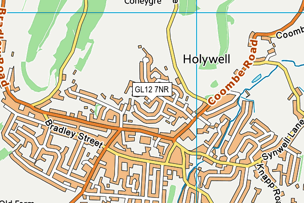 GL12 7NR map - OS VectorMap District (Ordnance Survey)