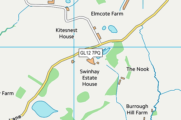 GL12 7PQ map - OS VectorMap District (Ordnance Survey)