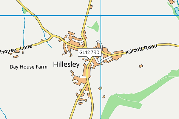 GL12 7RD map - OS VectorMap District (Ordnance Survey)