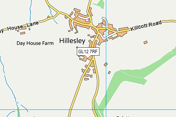 GL12 7RF map - OS VectorMap District (Ordnance Survey)