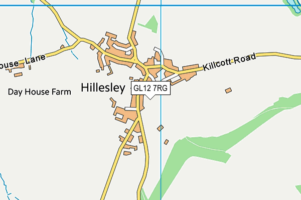 GL12 7RG map - OS VectorMap District (Ordnance Survey)