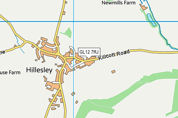 GL12 7RJ map - OS VectorMap District (Ordnance Survey)