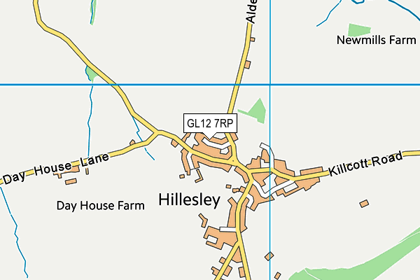 GL12 7RP map - OS VectorMap District (Ordnance Survey)