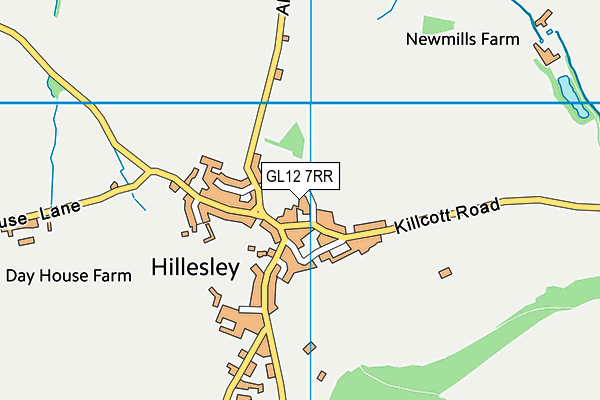 GL12 7RR map - OS VectorMap District (Ordnance Survey)