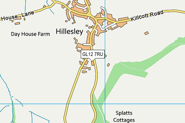 GL12 7RU map - OS VectorMap District (Ordnance Survey)