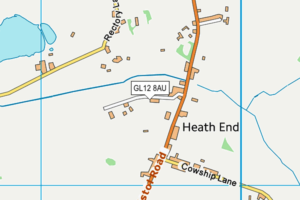 GL12 8AU map - OS VectorMap District (Ordnance Survey)