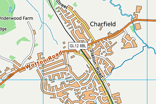 GL12 8BL map - OS VectorMap District (Ordnance Survey)