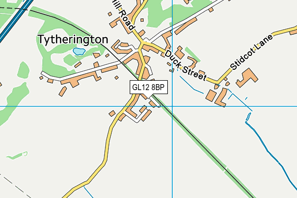 GL12 8BP map - OS VectorMap District (Ordnance Survey)