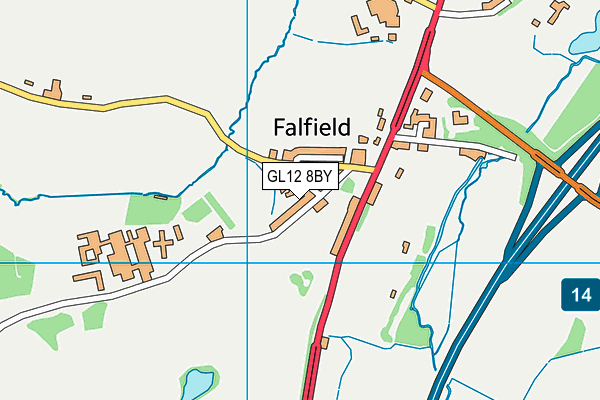 GL12 8BY map - OS VectorMap District (Ordnance Survey)