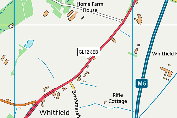 GL12 8EB map - OS VectorMap District (Ordnance Survey)