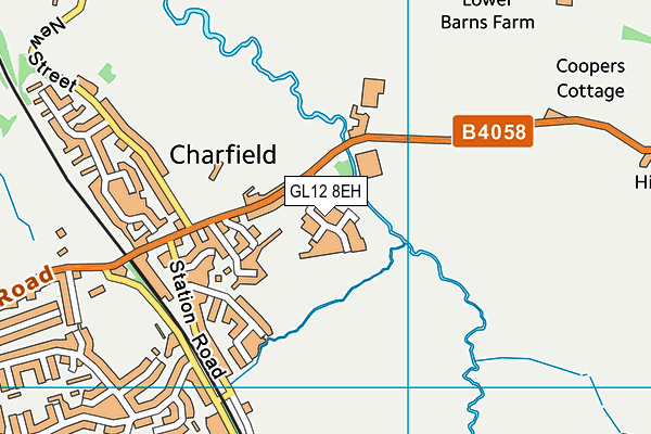 GL12 8EH map - OS VectorMap District (Ordnance Survey)