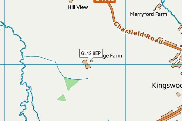 GL12 8EP map - OS VectorMap District (Ordnance Survey)