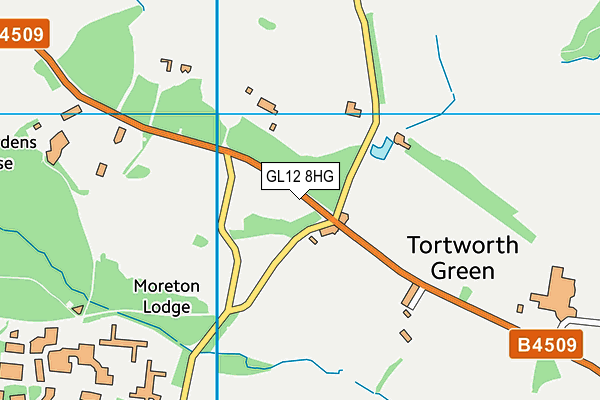 Tortworth Cricket Club (Closed) map (GL12 8HG) - OS VectorMap District (Ordnance Survey)