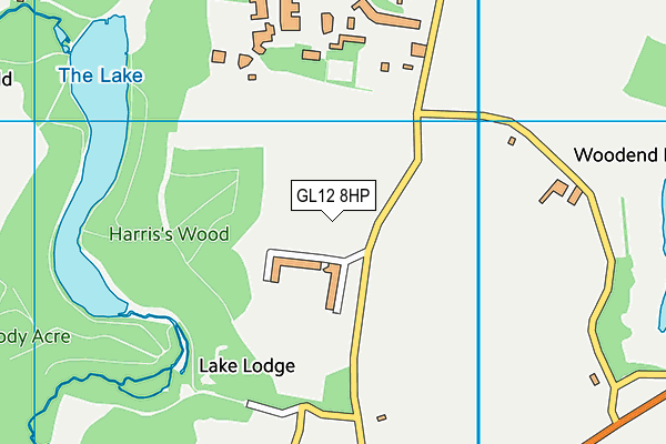 GL12 8HP map - OS VectorMap District (Ordnance Survey)