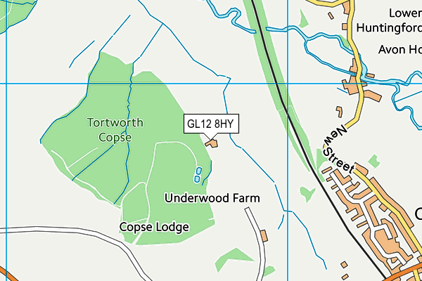 GL12 8HY map - OS VectorMap District (Ordnance Survey)