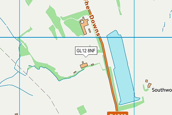 GL12 8NF map - OS VectorMap District (Ordnance Survey)