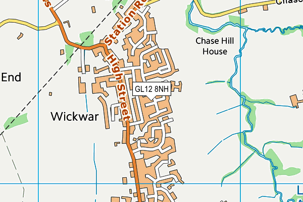 GL12 8NH map - OS VectorMap District (Ordnance Survey)