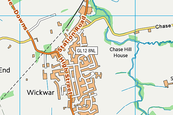 GL12 8NL map - OS VectorMap District (Ordnance Survey)