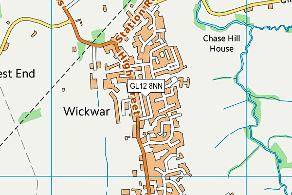 GL12 8NN map - OS VectorMap District (Ordnance Survey)