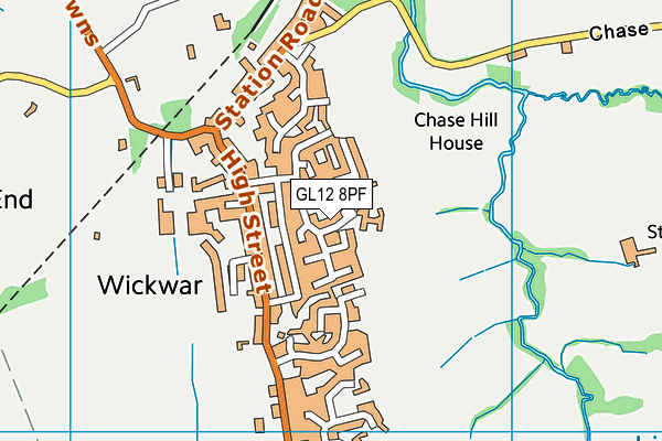 Alexander Hosea Primary School map (GL12 8PF) - OS VectorMap District (Ordnance Survey)