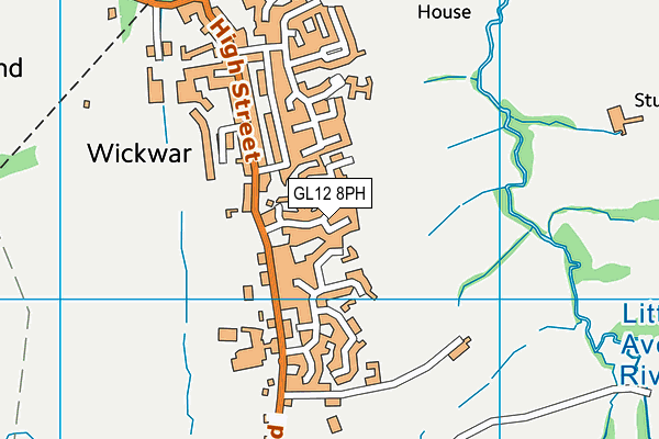 GL12 8PH map - OS VectorMap District (Ordnance Survey)