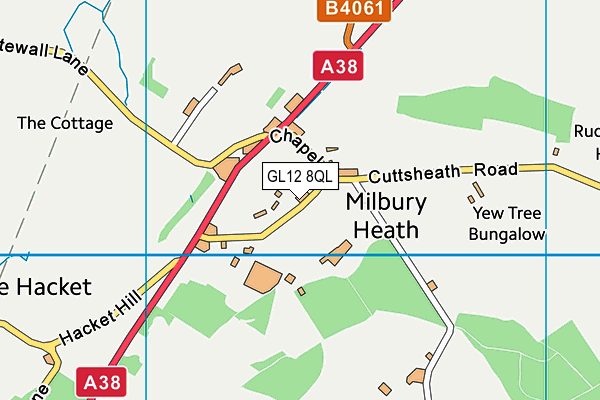 GL12 8QL map - OS VectorMap District (Ordnance Survey)