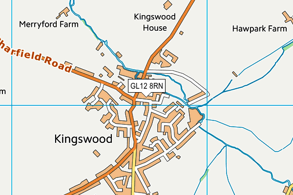 Kingswood Primary School map (GL12 8RN) - OS VectorMap District (Ordnance Survey)