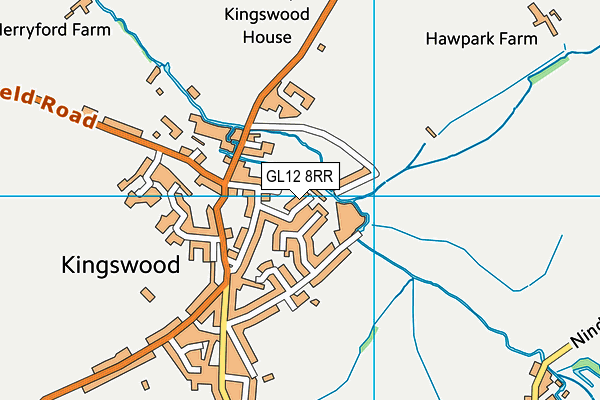 GL12 8RR map - OS VectorMap District (Ordnance Survey)