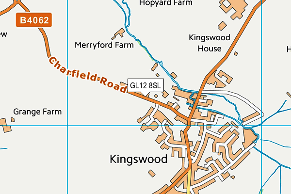 GL12 8SL map - OS VectorMap District (Ordnance Survey)