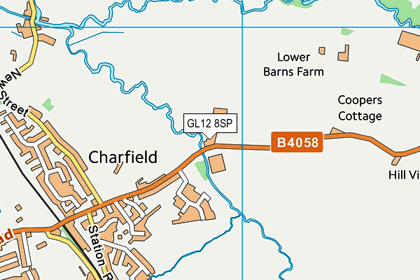 GL12 8SP map - OS VectorMap District (Ordnance Survey)