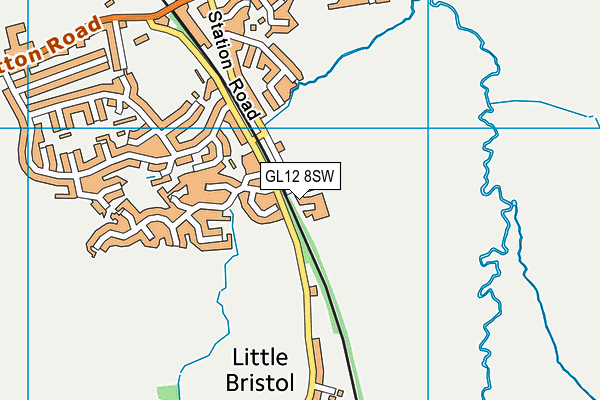 GL12 8SW map - OS VectorMap District (Ordnance Survey)